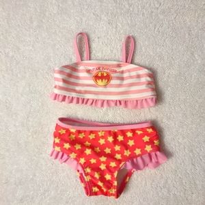 Future Batgirl 6-9 month 2 piece Bikini Swimsuit